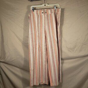 D&CO (Denim & Company) XL Striped Pants, Multicolor